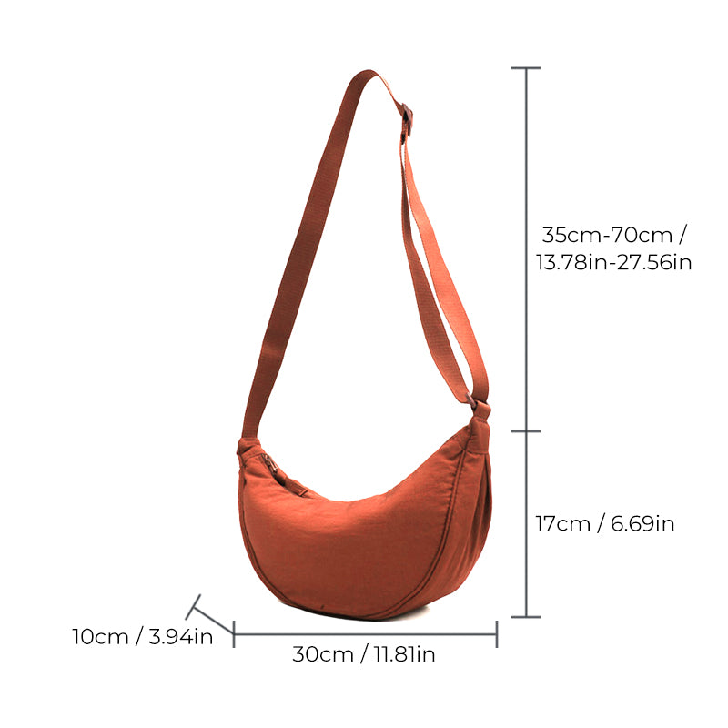 Levoire | Sac Bandoulière Demi-Lune Pour Femme Avec Bandoulière Réglable