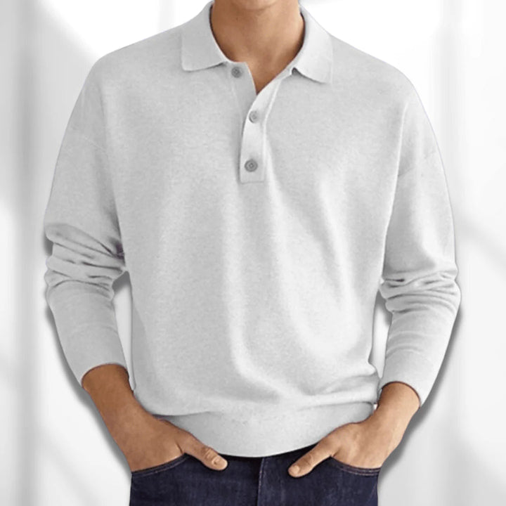 Levoire | Polo En Tricot Élégant Blanc