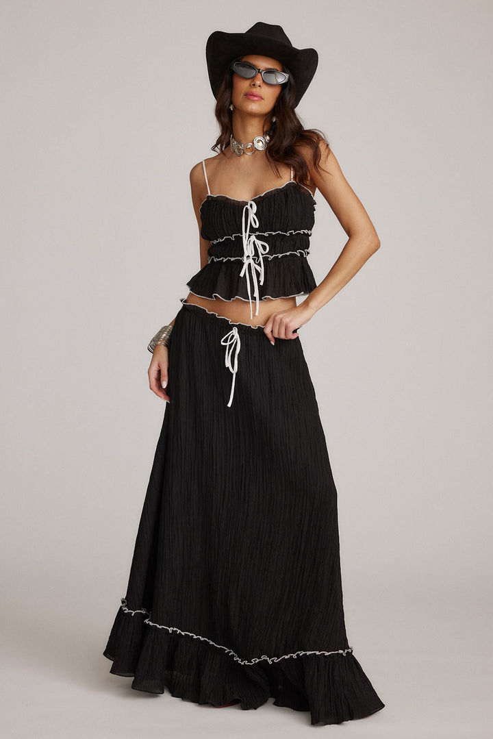 Levoire | Ensemble Bicolore Tendance Pour Femmes Noir