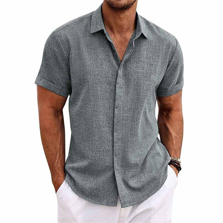 Levoire | Chemise En Lin Rétro gris