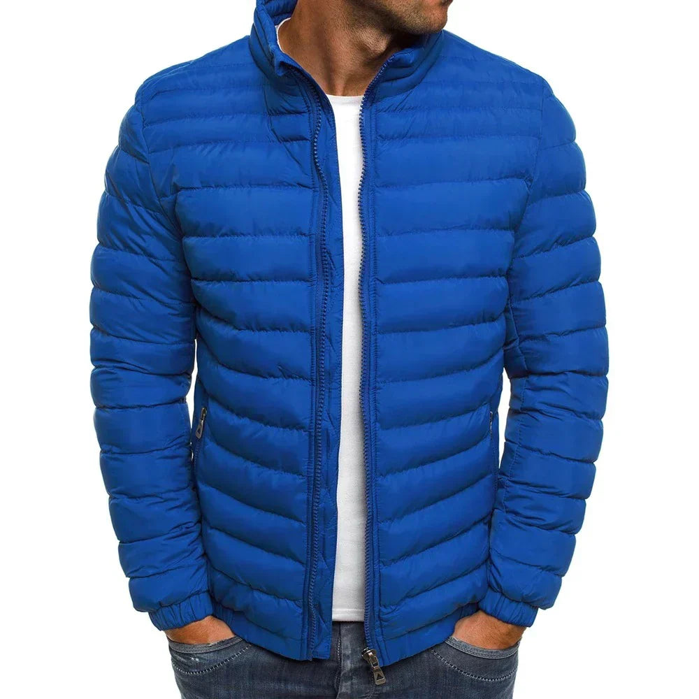 Levoire | Manteau D'Automne Moderne Pour Homme Bleu foncé