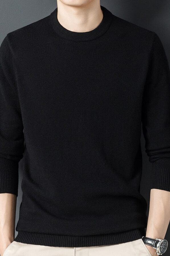 Levoire | Pull en cachemire avec une sensation luxueuse Noir