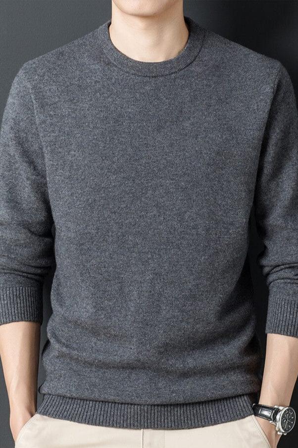 Levoire | Pull en cachemire avec une sensation luxueuse Gris