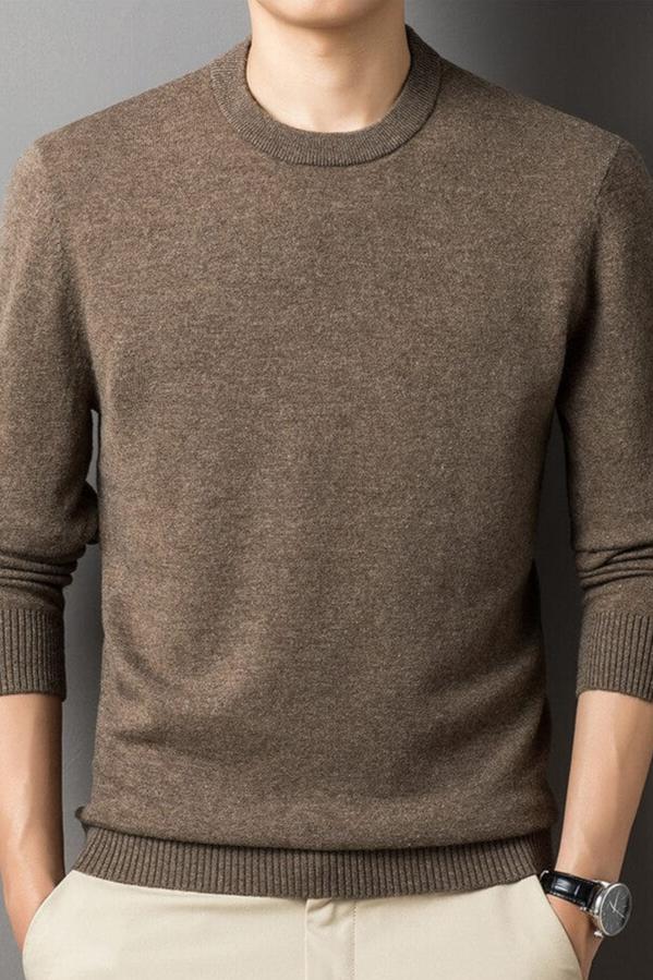 Levoire | Pull en cachemire avec une sensation luxueuse Braun