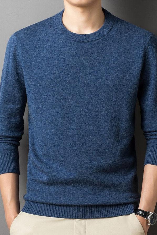 Levoire | Pull En Cachemire, Avec Une Sensation Luxueuse Bleu