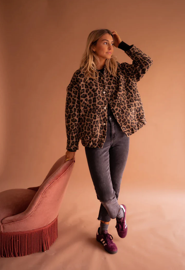 Levoire | Veste à motifs animaliers Braun
