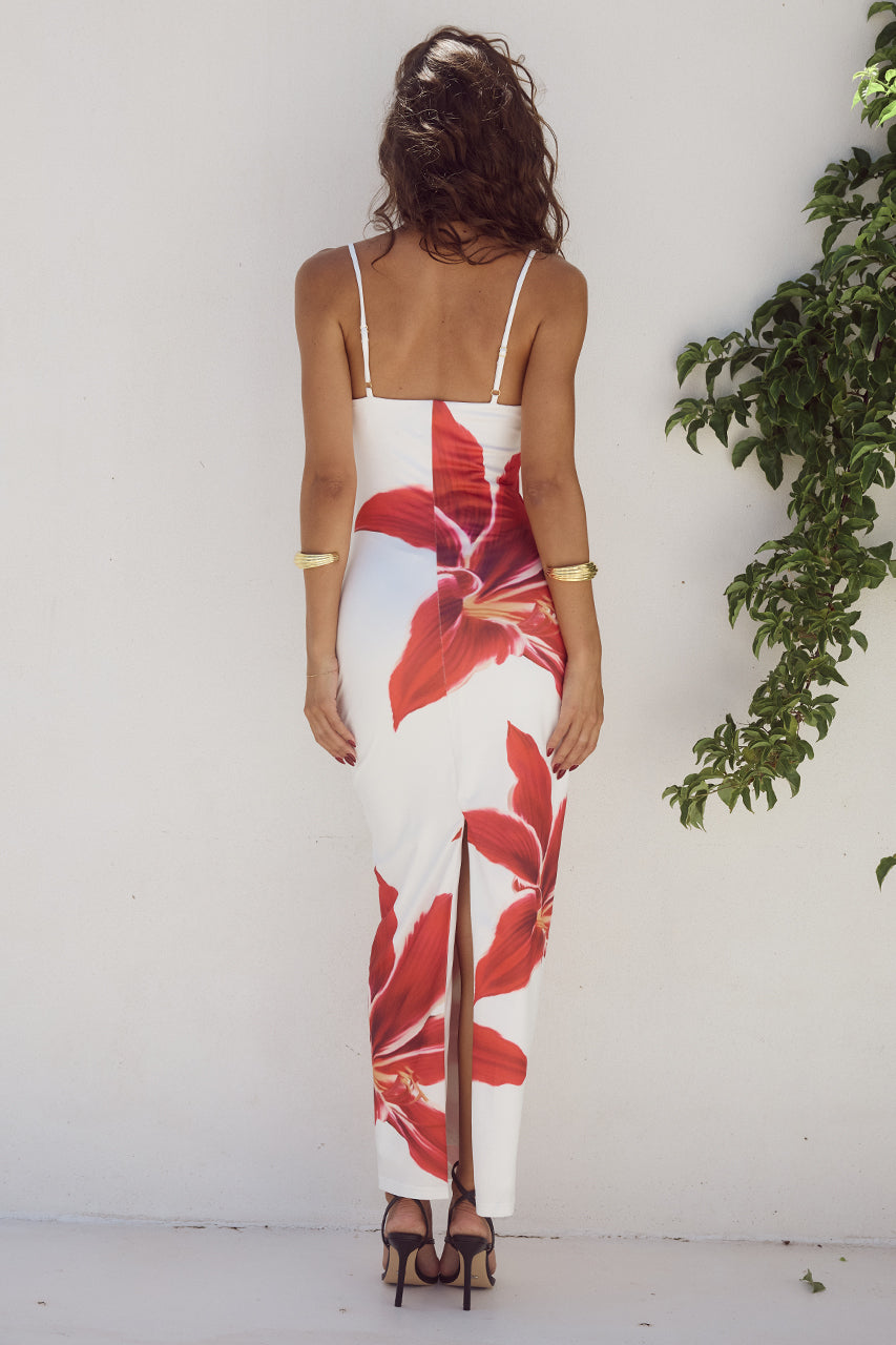 Levoire | Robe Bodycon À Motif Floral