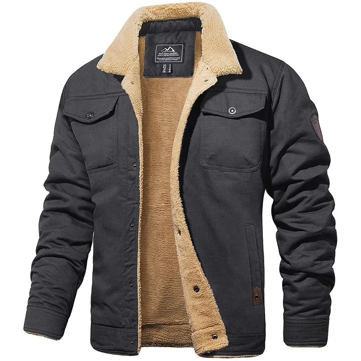 Levoire | Veste Bomber De Collecte De Vin Pour Hommes Gris