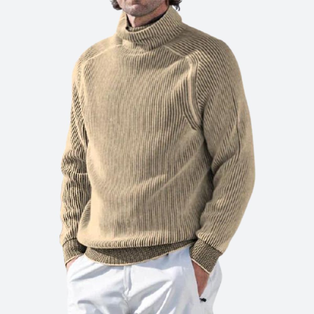 Levoire | Chemise Colonne À Manches Longues Khaki