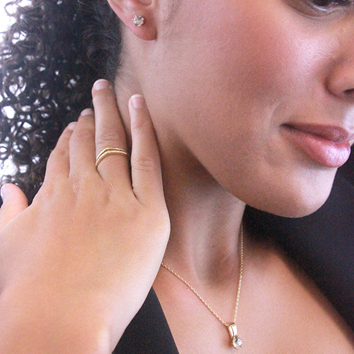 Levoire | et Pendentif Birth Stone orné d'un cristal autrichien de haute qualité - Livraison offerte