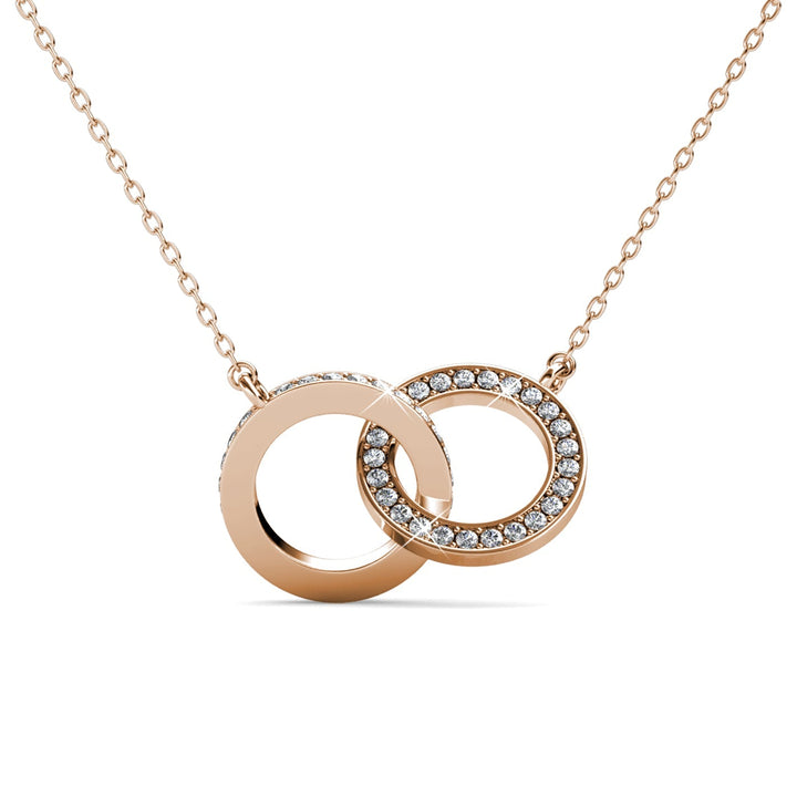 Levoire | Circle Twin orné de 52 cristaux autrichiens de très haute qualité - Livraison Offerte