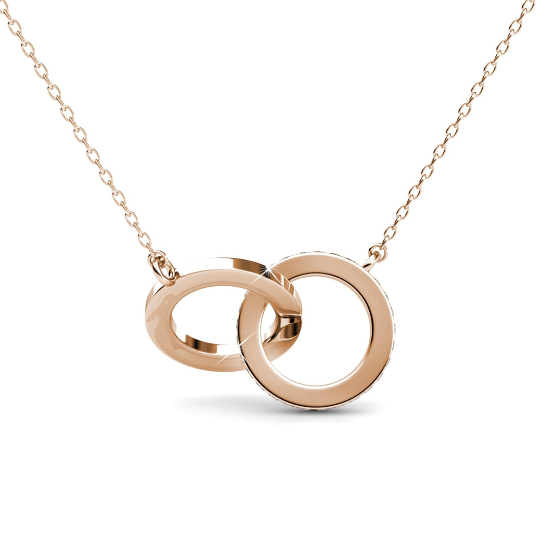 Levoire | Circle Twin orné de 52 cristaux autrichiens de très haute qualité - Livraison Offerte