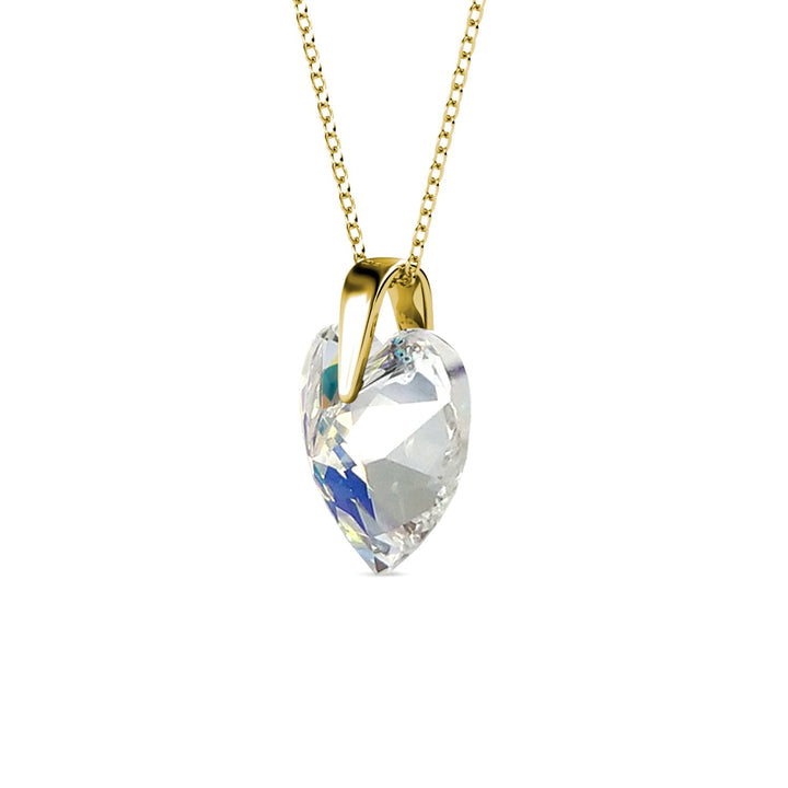 Levoire | Crystaline Heart ornées d'un Cristal Autrichien de très haute qualité - Livraison Offerte