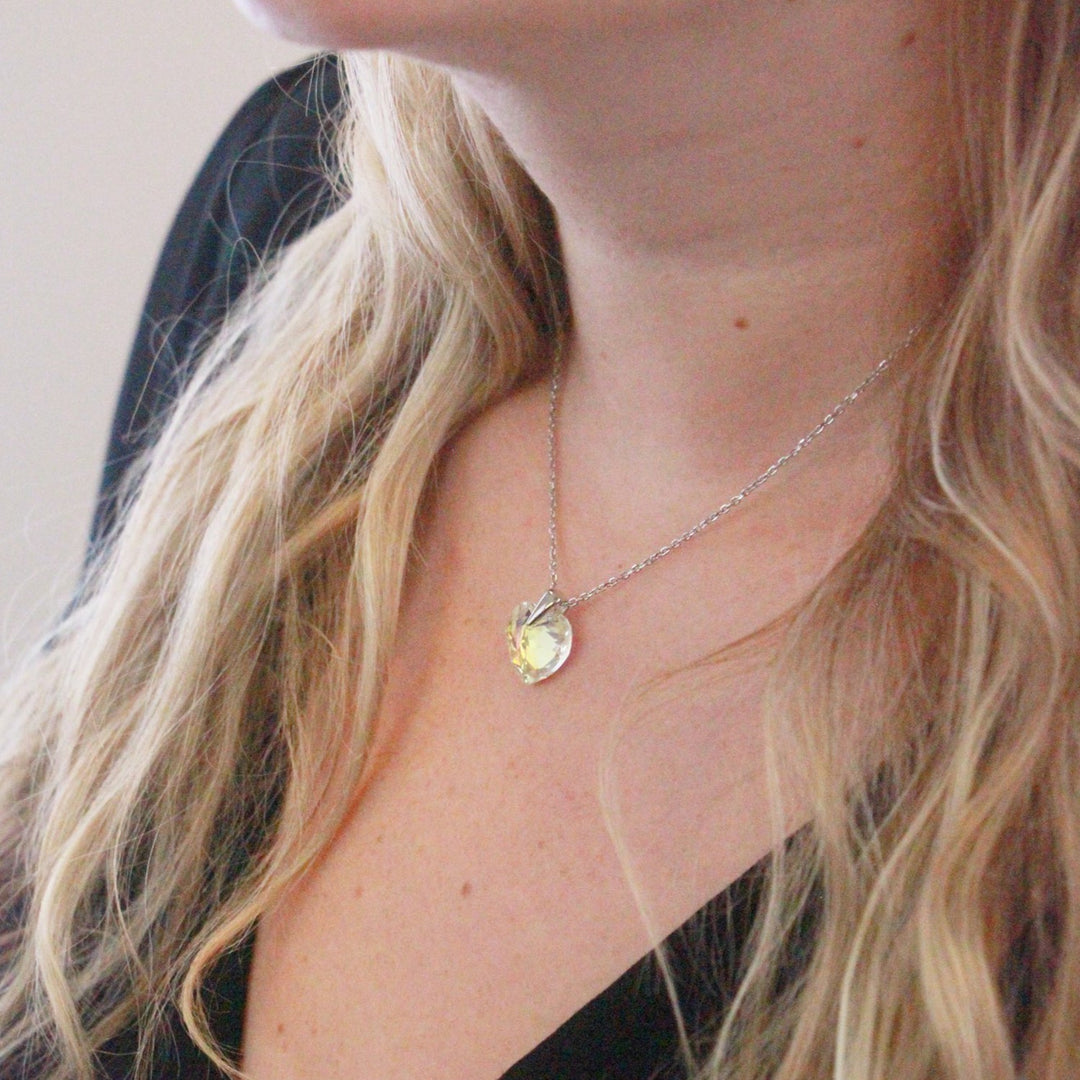 Levoire | Crystaline Heart ornées d'un Cristal Autrichien de très haute qualité - Livraison Offerte