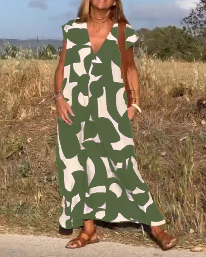 Levoire | Robe Longue Imprimée Femme