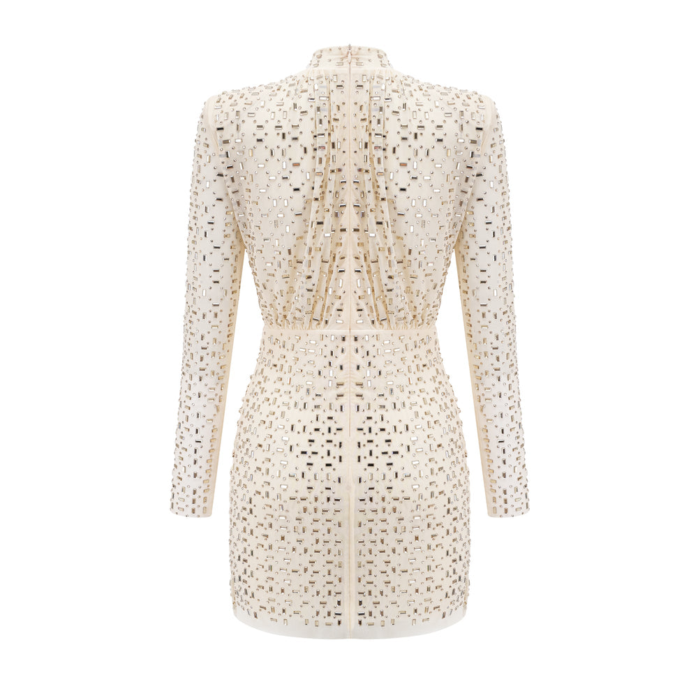 Levoire | Robe Minime Drapée Revêtue De Cristal