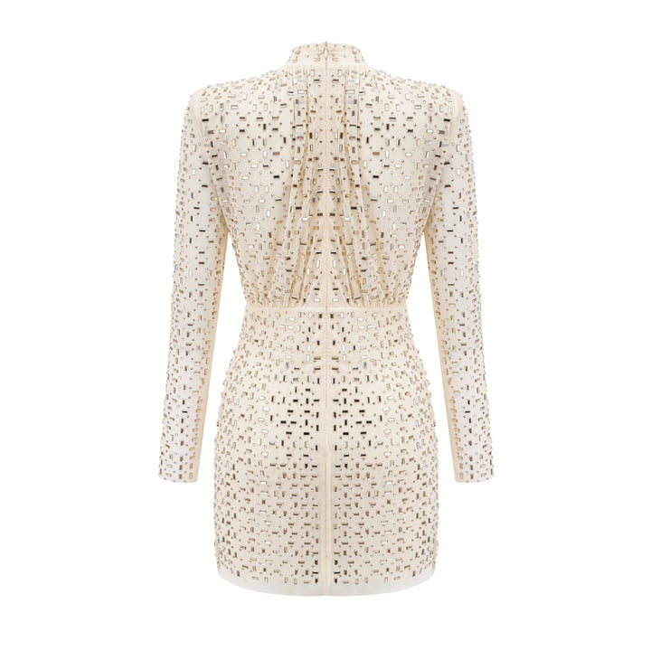 Levoire | Robe Minime Drapée Revêtue De Cristal