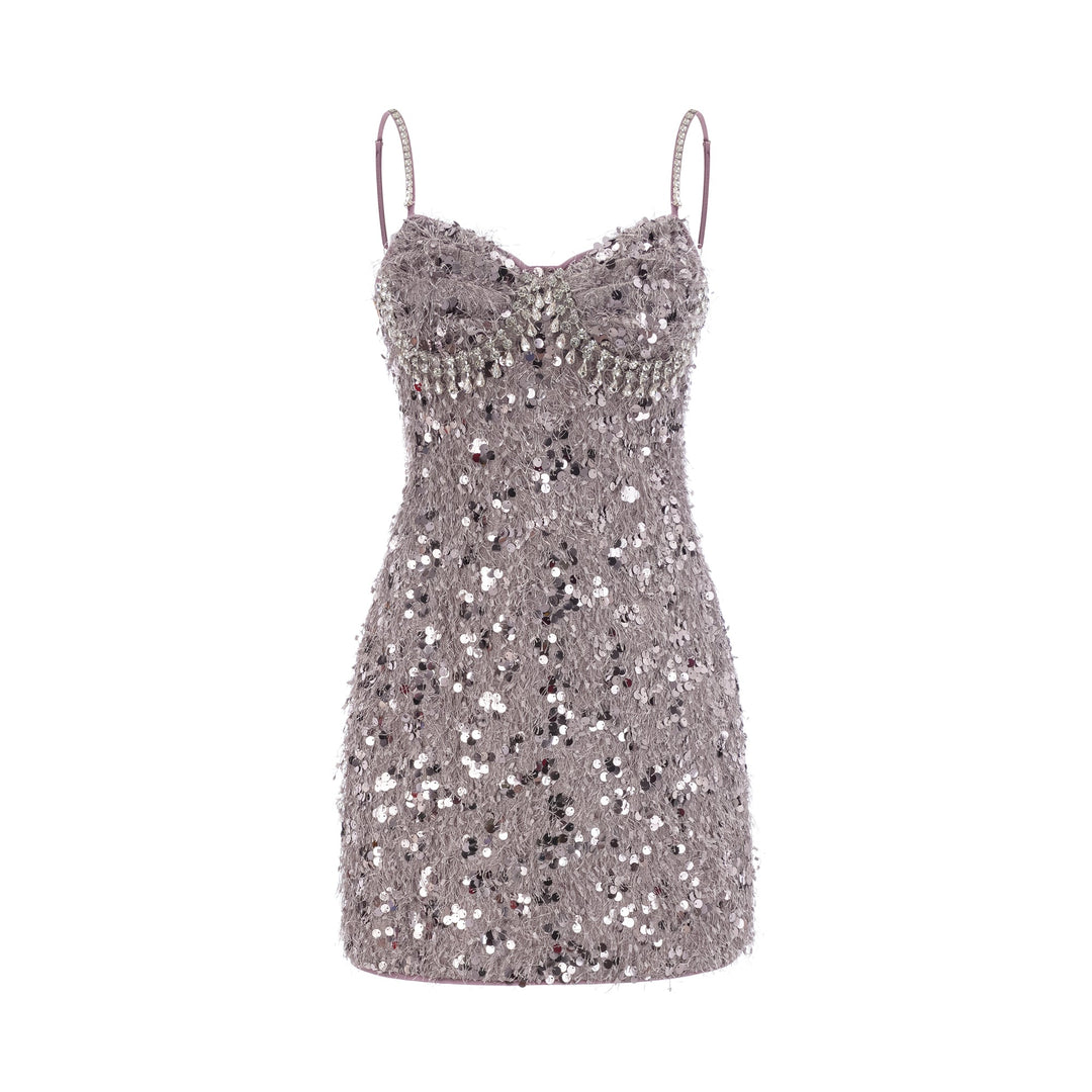 Levoire | Robe Mini Décorée Lila