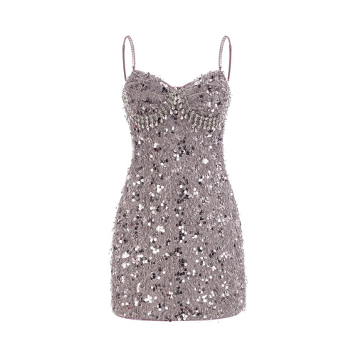 Levoire | Robe Mini Décorée Lila