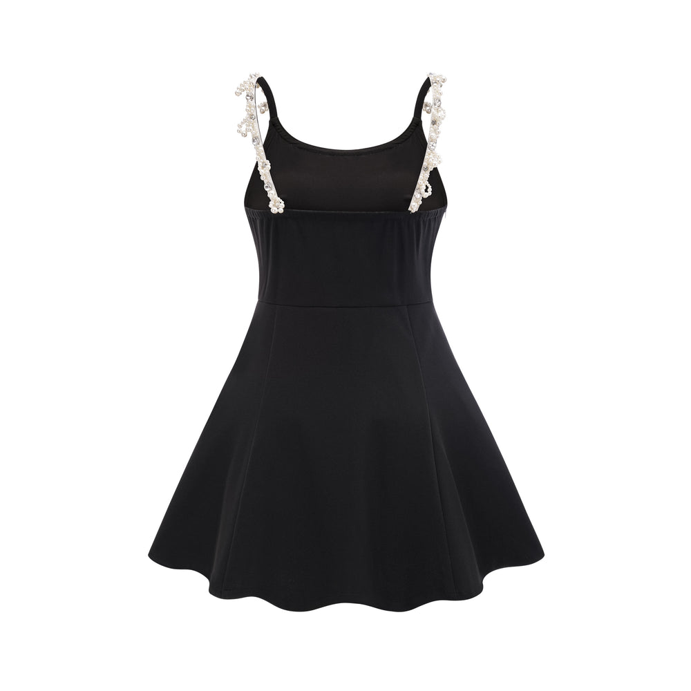 Levoire | Robe Mini Évasée En Fausses Perles