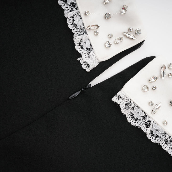 Levoire | Robe Mini Décorée De Cristal Luxueuse