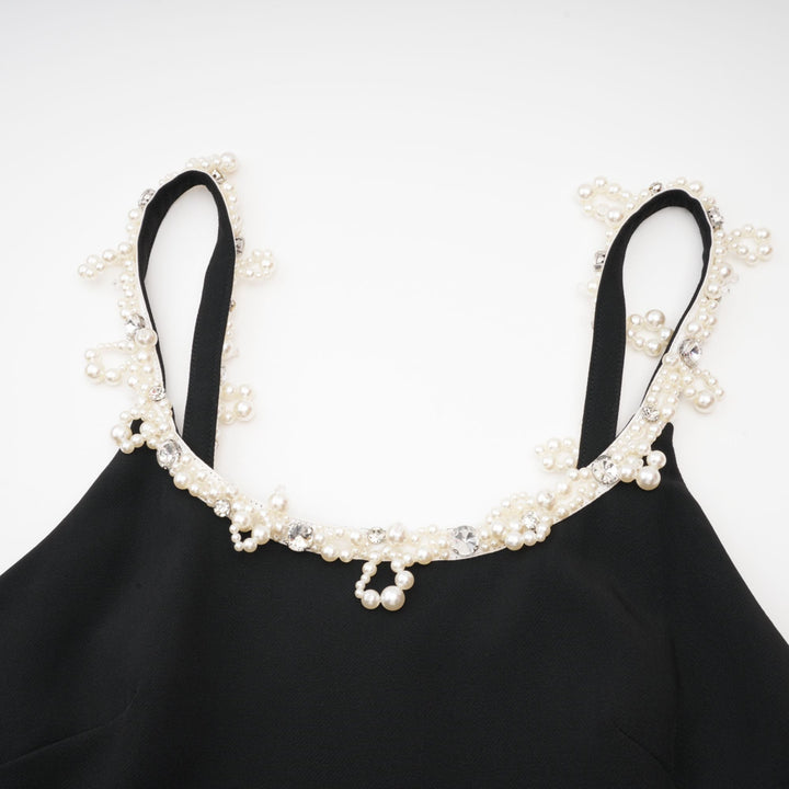 Levoire | Robe Mini Évasée En Fausses Perles