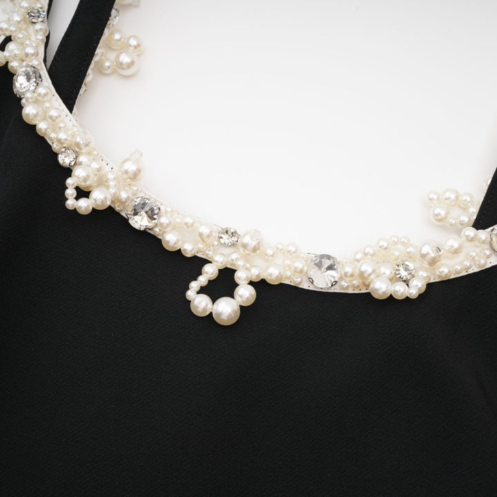 Levoire | Robe Mini Évasée En Fausses Perles
