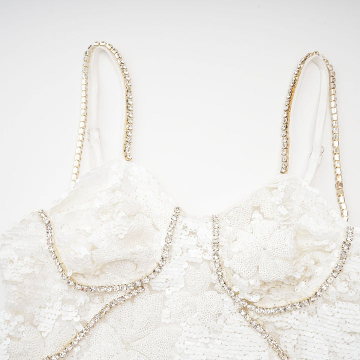 Levoire | Robe Mini Bustier Décorée