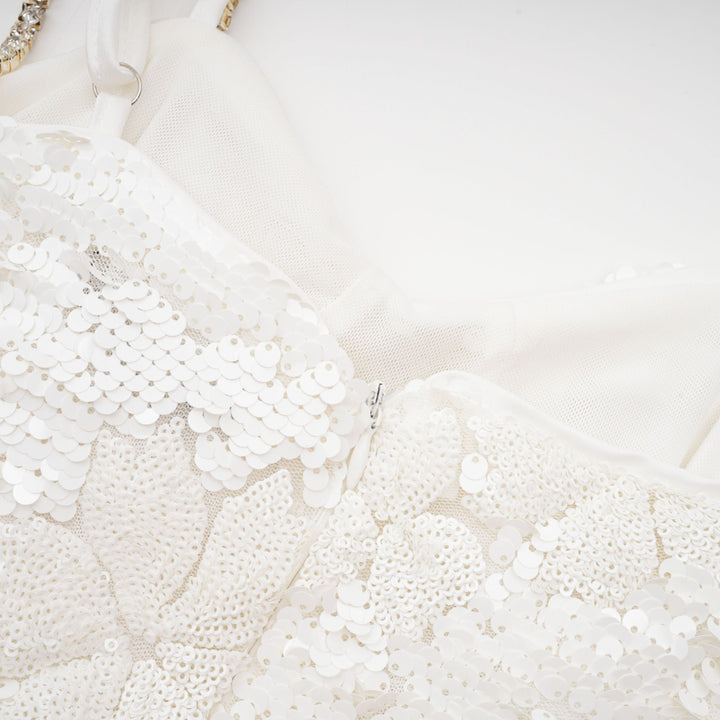 Levoire | Robe Mini Bustier Décorée