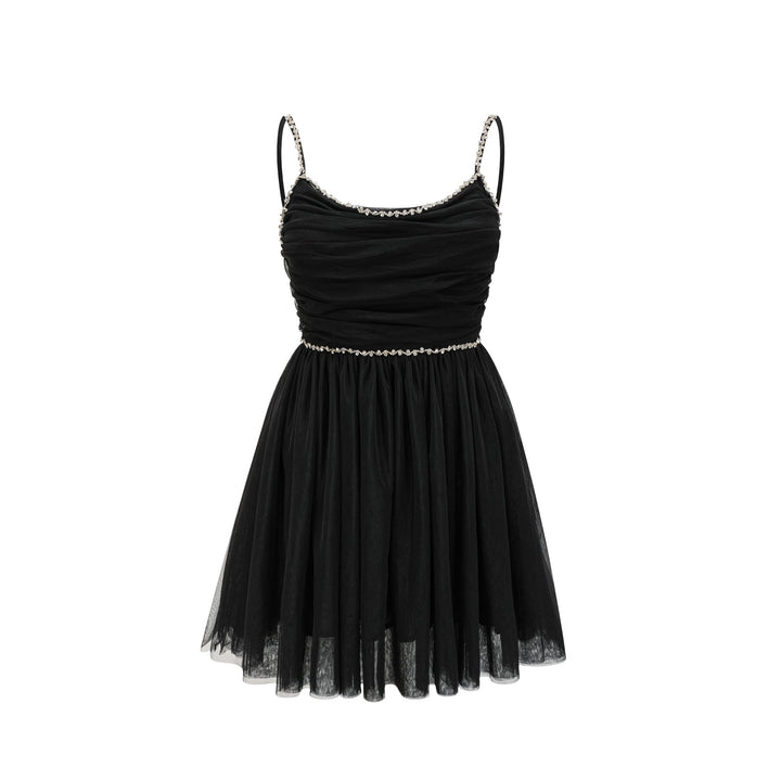 Levoire | Robe Mini En Tulle Garnie