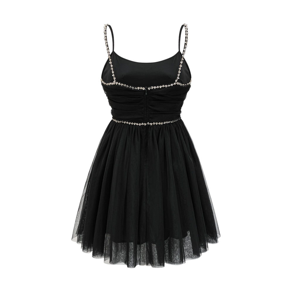 Levoire | Robe Mini En Tulle Garnie