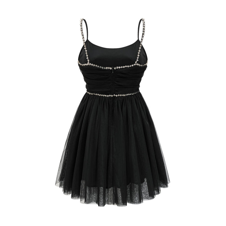 Levoire | Robe Mini En Tulle Garnie