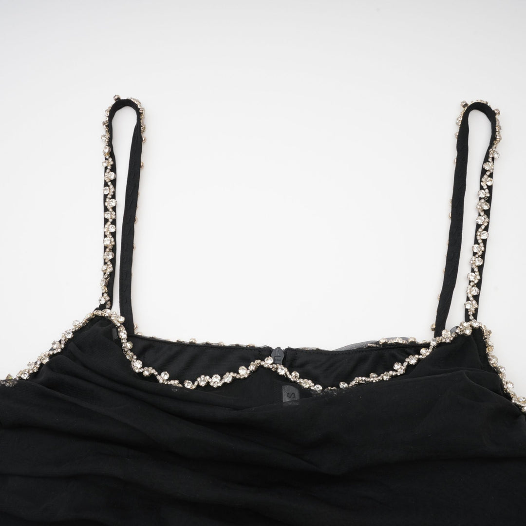 Levoire | Robe Mini En Tulle Garnie