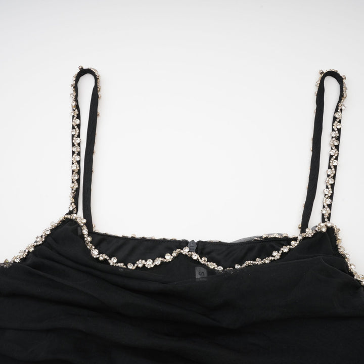 Levoire | Robe Mini En Tulle Garnie
