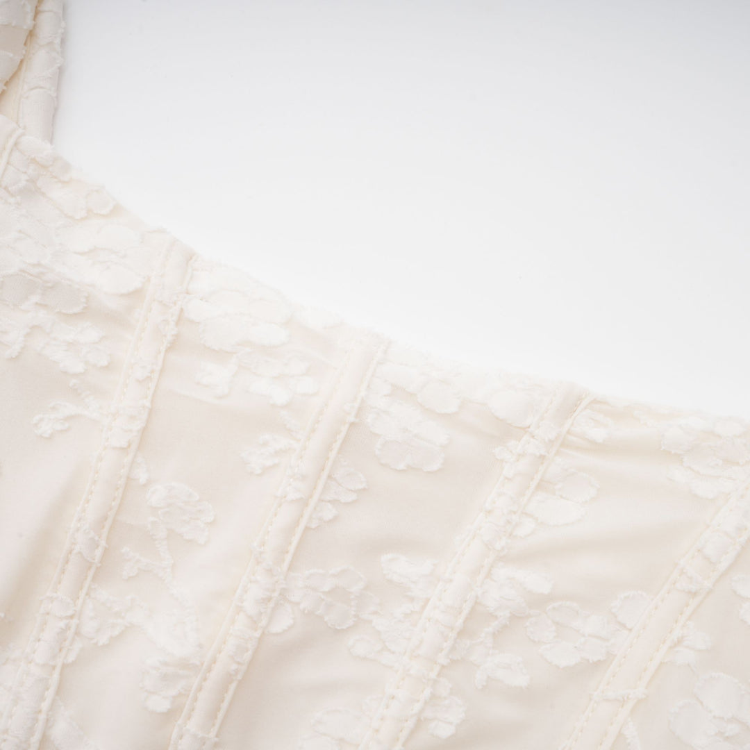 Levoire | Robe Maxi Jacquard Fleurs