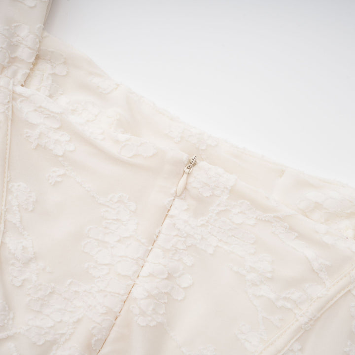 Levoire | Robe Maxi Jacquard Fleurs