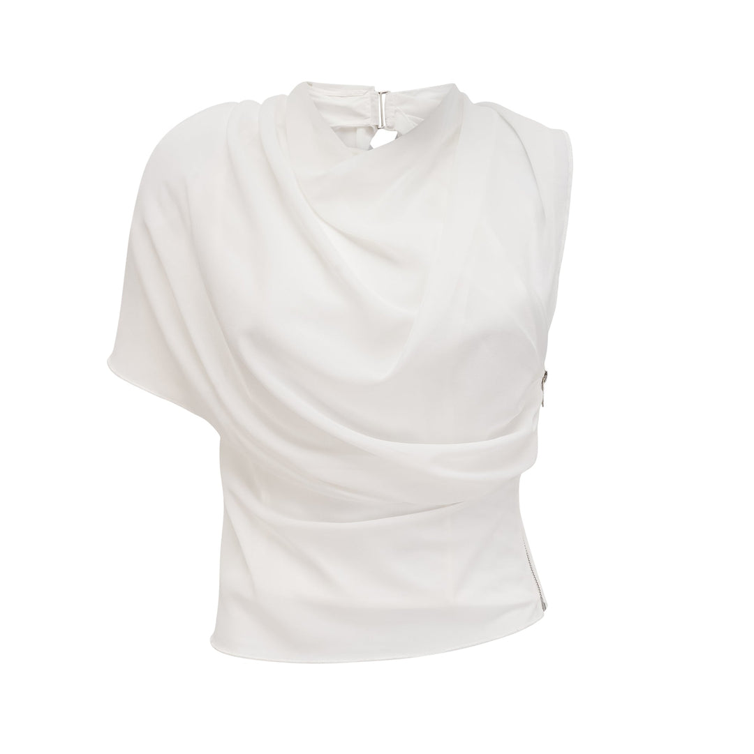 Levoire | Blouse En Chiffon Blanche
