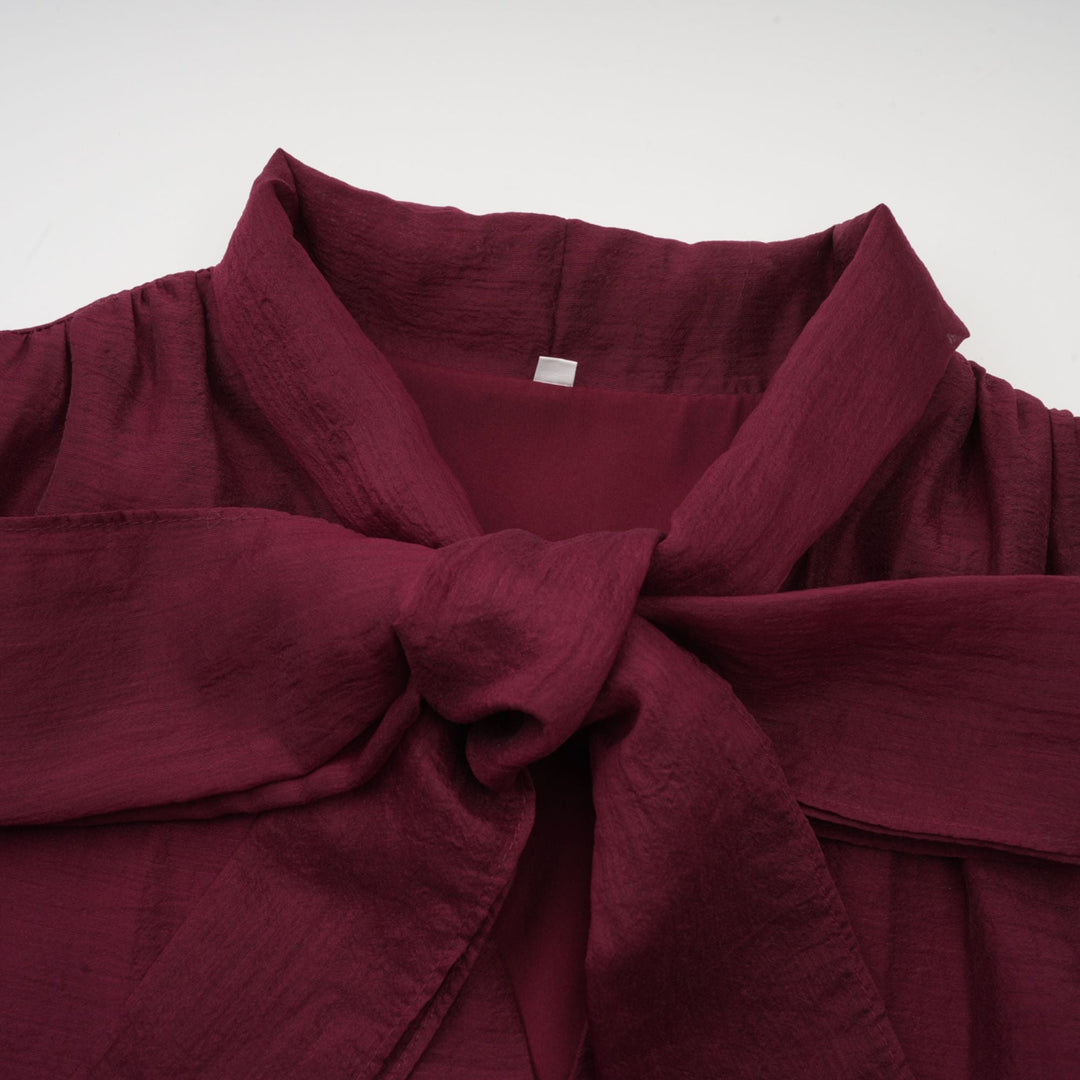 Levoire | Robe Mini Évasée Rayée Rouge