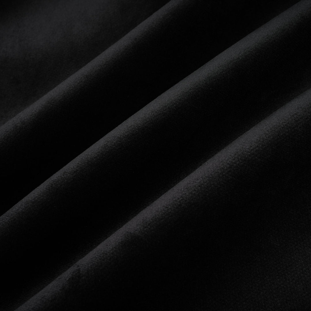 Levoire | Robe Mini En Velours Noir Ornée De Cristaux