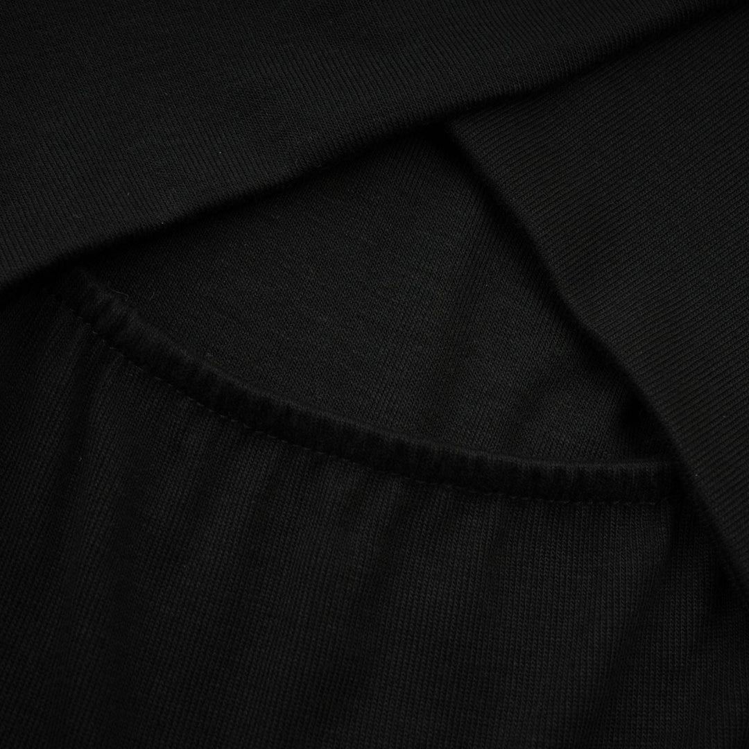 Levoire | Haut Extensible Noire En Jersey Avec Fronces