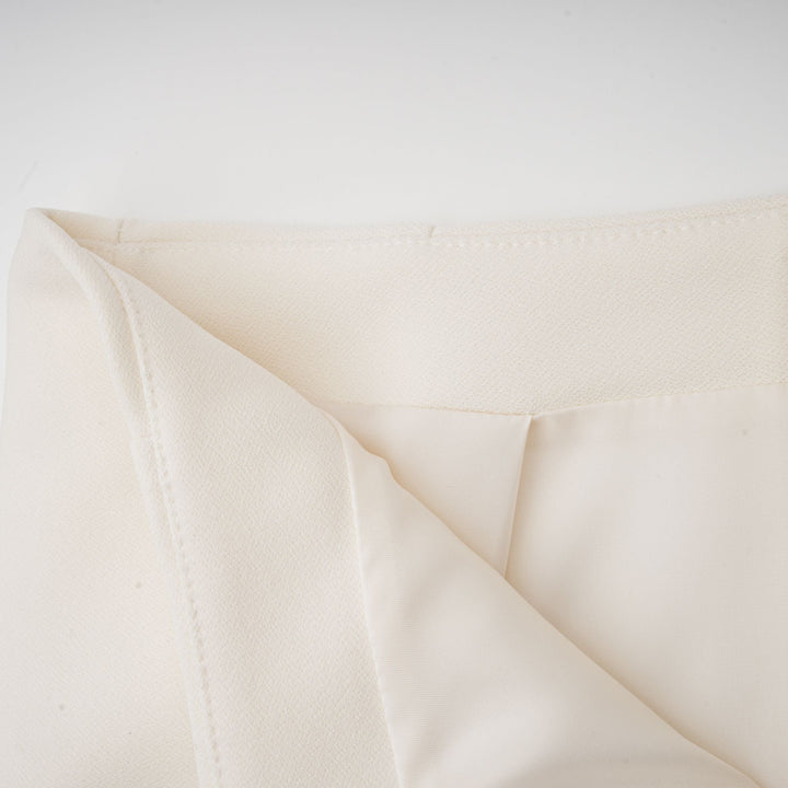 Levoire | Veste Bleue À Bordure En Dentelle & Jupe Ensemble Coordonné