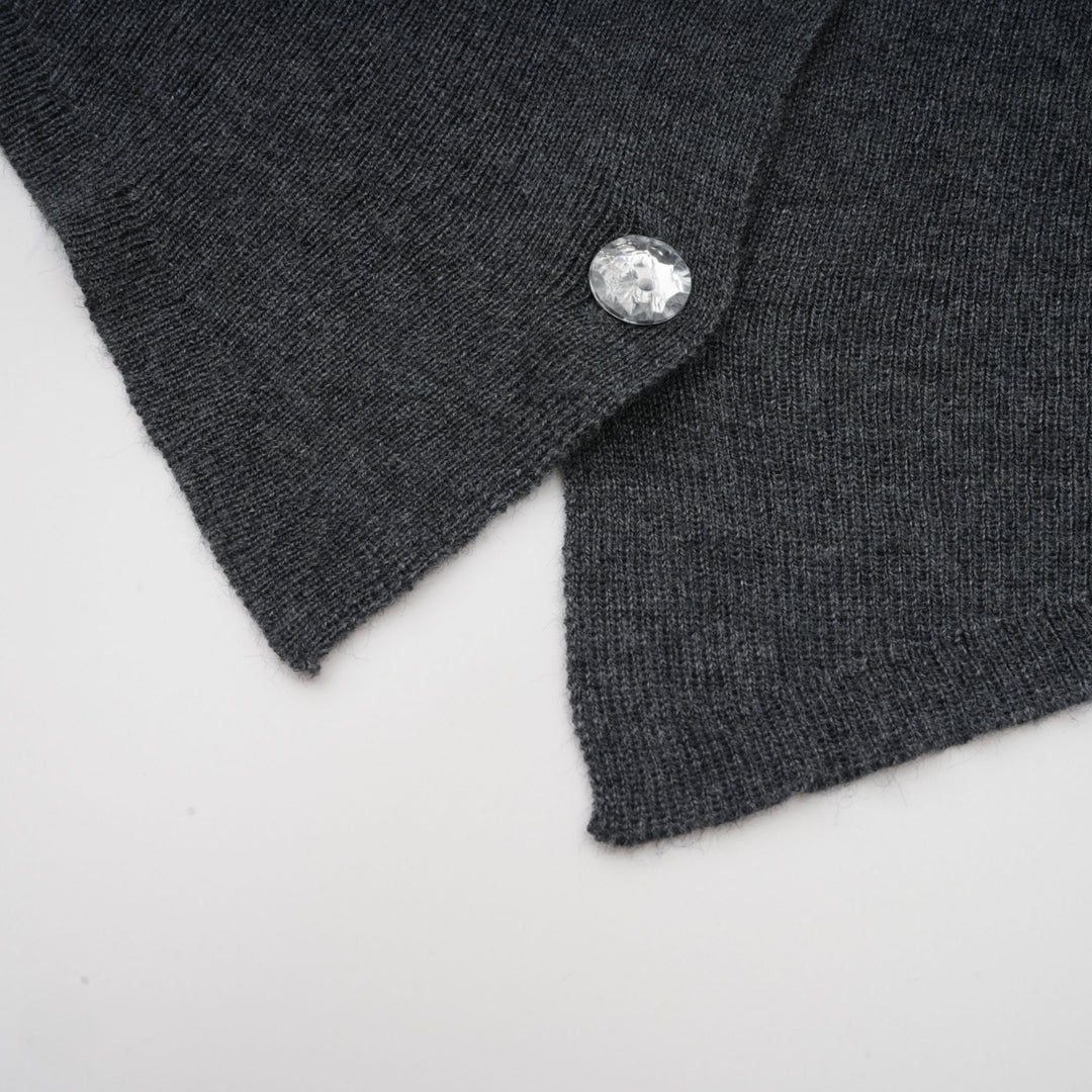 Levoire | Pull En Tricot Avec Motif Papillon En Paillettes Grises