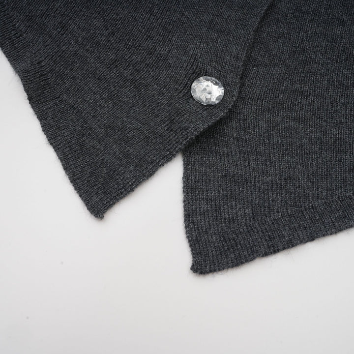 Levoire | Pull En Tricot Avec Motif Papillon En Paillettes Grises