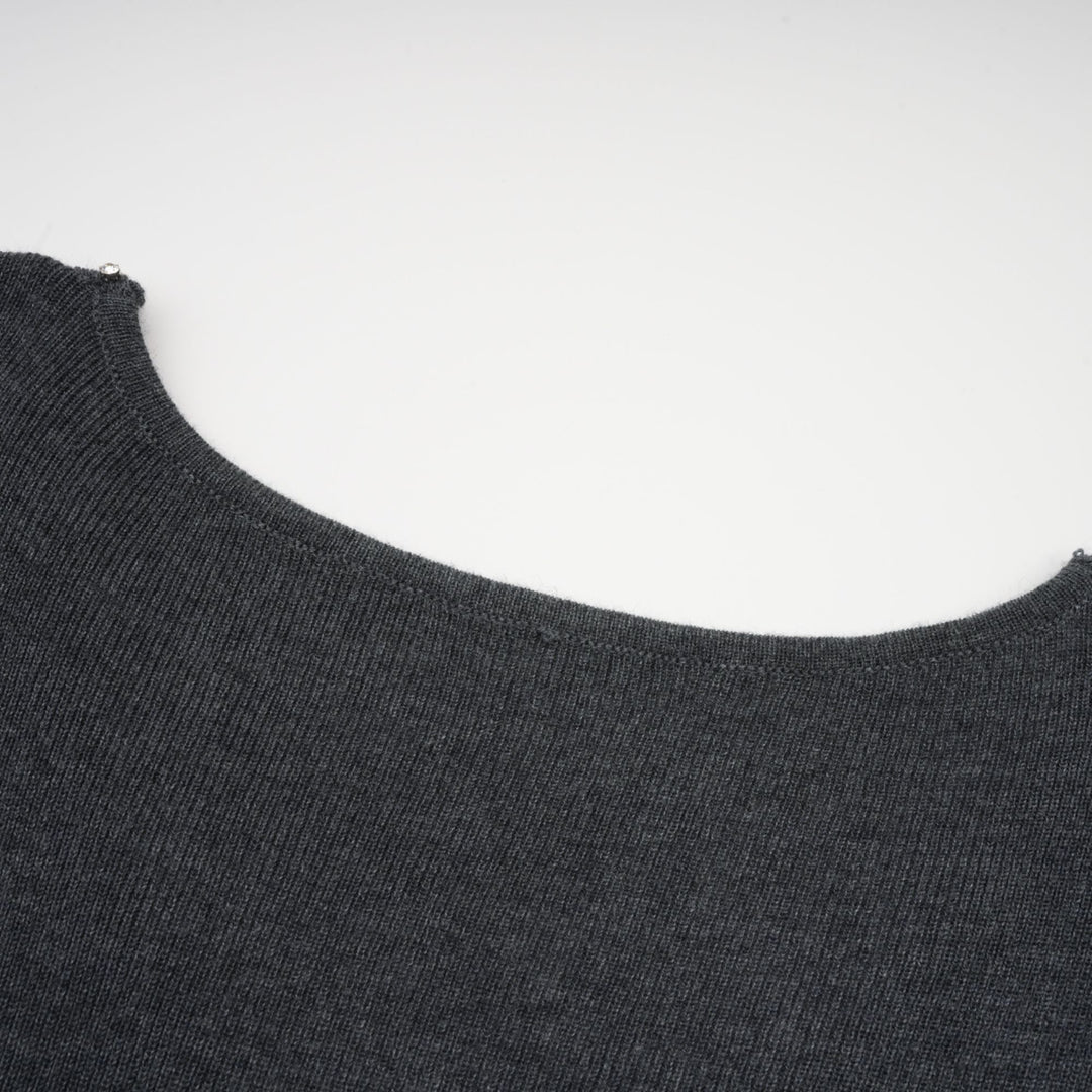Levoire | Pull En Tricot Avec Motif Papillon En Paillettes Grises