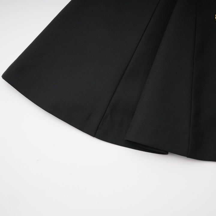 Levoire | Robe Mini Flare À Double Rangée