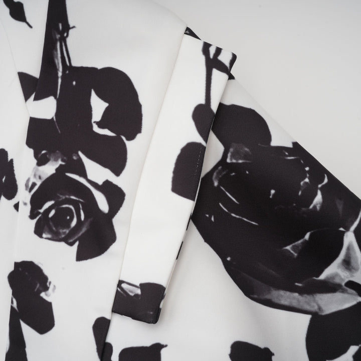 Levoire | Motif Floral Chemise & Jupe Ensemble Assorti