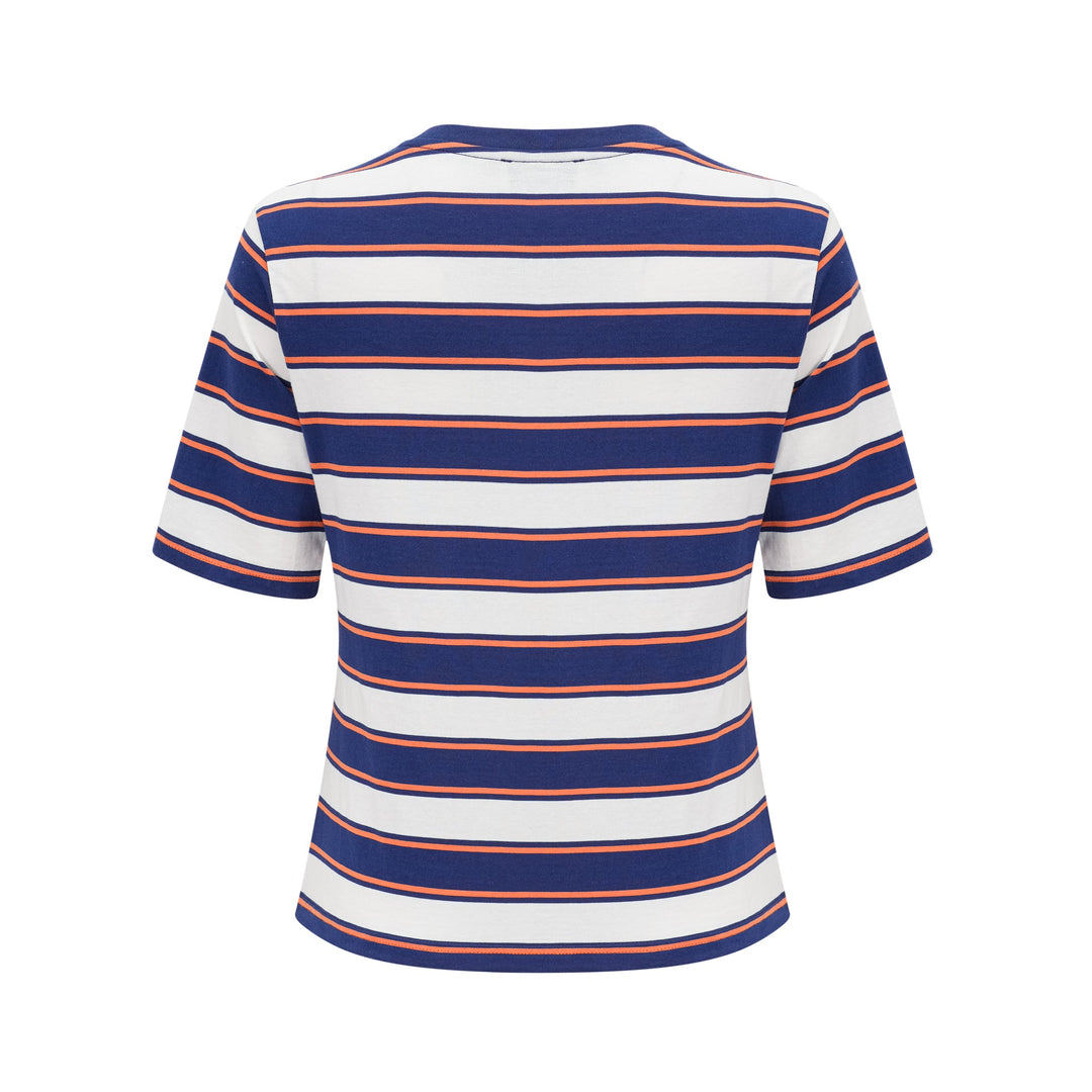 Levoire | T-Shirt En Coton À Imprimé Rayé