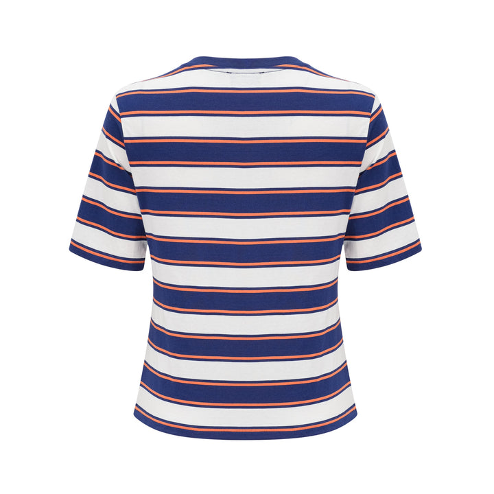 Levoire | T-Shirt En Coton À Imprimé Rayé