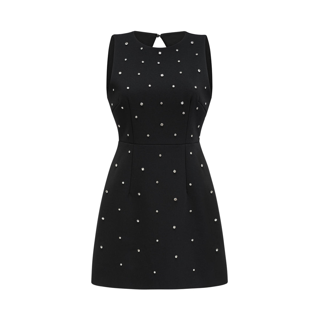 Levoire | Robe Mini A-Ligne Ornée De Cristaux