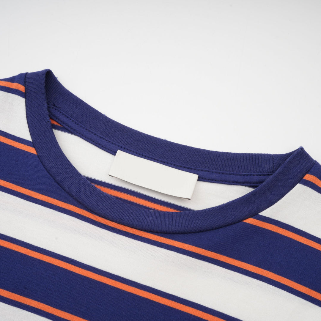 Levoire | T-Shirt En Coton À Imprimé Rayé
